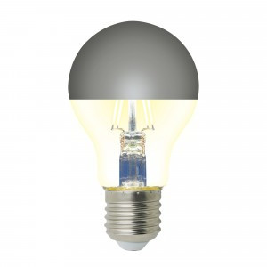 Uniel Sky ЛОН A60 E27 4W(450lm 180°) 3000K 2K прозрачная 60?105 LED-A60-4W/3000K/E27/CL MIRROR