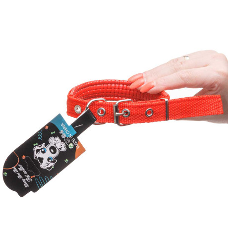 Ошейник 45*2 см брезент с акрил пен МИКС NA2626 (480)