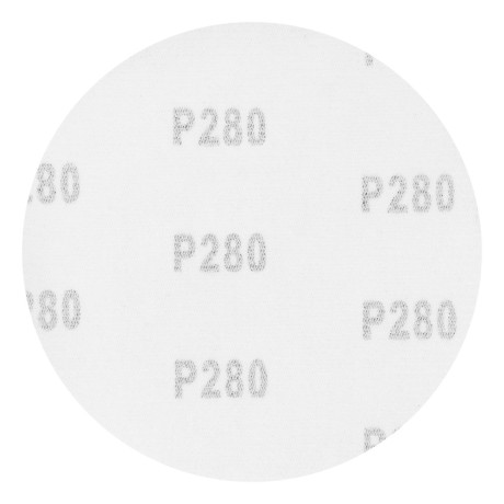 Круг абразивный на ворсовой подложке под "липучку", P 280, 125 мм, 10 шт Matrix