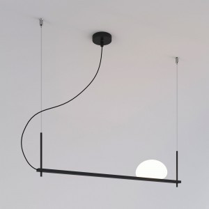 Eurosvet св-к подвесной G9 1x25 Вт 900х900х1200 металл черный/белый Stair 70145/1 a061367