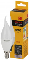 KODAK лампа св/д свеча на ветру E14 11W(990lm) 6000K 6K 132х37 170-265В BXS-11W-865-E14 2 года 57637