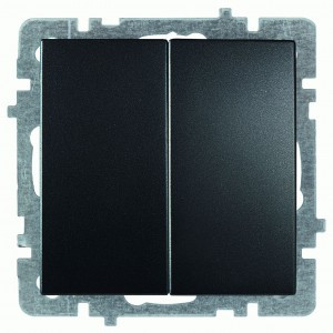 Nilson TOURAN-ALEGRA-THOR мех. выкл. СУ 2 кл.  матовый черный 24380403