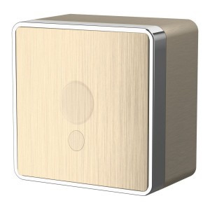 Werkel Вывод кабеля ОУ 1 мест. Gallant (шампань рифленый) W5050210 a051046