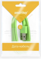 Дата-кабель Smartbuy USB - 8-pin для Apple, цветные, длина 1,2 м, зеленый (iK-512c green)/500