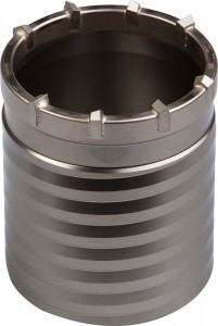 Коронка KRAFTOOL буровая, конусная посадка, D-80мм, L-100мм