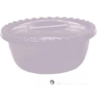 Миска круглая 3л с крышкой Чайная Роза М1316(35)