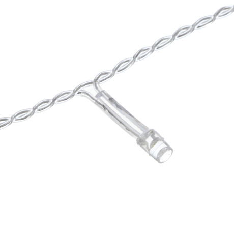 СНОУ БУМ Эл.гирлянда занавес, 1.5x1.5м, 150LED, белый, 10 нитей, пост.свеч., ПВХ прозр., 220В