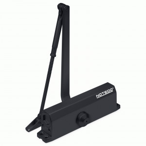 Доводчик дверной NOTEDO DC-110 DA BLACK  до 120кг (10)