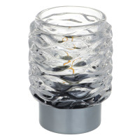 Светильник LED, 8.7х8.7х12 см, металл, стекло, 2xААА, арт.1