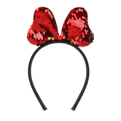 ЮНИLOOK Ободок для волос с ушками, 1-1,5см, полистирол, полиэстер, 2 дизайна, ACS-69