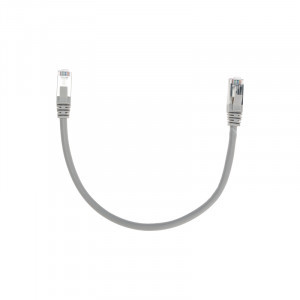 REXANT коммутац. шнур (патч-корд) F/UTP, cat6, 0,3м, литой, RJ45-RJ45, LSZH, серый, 02-0210-03