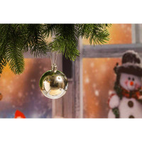 Шар Т173-1 6шт 6см (глянцевые) серебро(120/140)