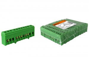 TDM шина нул. в изолят. на DIN-рейку 6х9мм 12 отв. (10!) SQ0801-0083