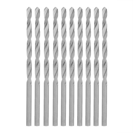 Сверло по металлу, 2.8 мм, полированное, HSS, 10 шт, цилиндрический хвостовик Matrix