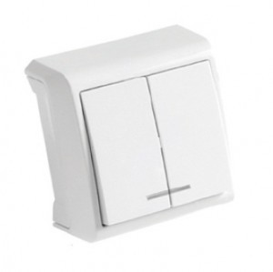 VIKO by Panasonic VERA выкл. ОУ 2 кл. (инд.) бел. 10А 90681050