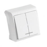 VIKO by Panasonic VERA выкл. ОУ 2 кл. (инд.) бел. 10А 90681050