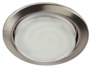 ЭРА GX53 KL35 SN-10 св-к встр. d106х38мм (врез.d90мм) сатин-никель ГУ (уп.10шт, цена за шт)