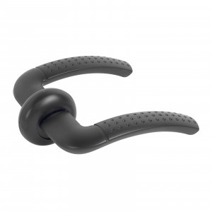 Комплект ручек кругл.основ. ABS пластик СТАНДАРТ P26 BL матов. черный квадрат 140 мм