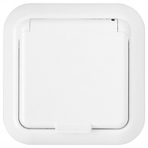 Bylectrica Гармония роз. СУ 1 мест. бел. (пластик, IP44) РС16-289