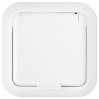 Bylectrica Гармония роз. СУ 1 мест. бел. (пластик, IP44) РС16-289