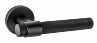 Ручка дверная компл.круг.основ. РЕНЦ Асти черный INDH 318-06 B