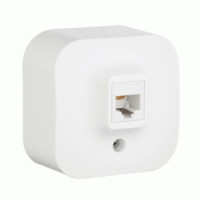 IEK QUTEO роз. телеф. ОУ 1 мест. бел. (RJ11) 782214