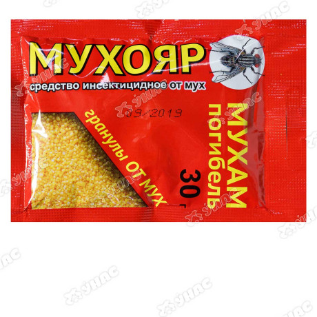 Антимуха Гранулы от мух 30 г Мухояр Ваше Хозяйство