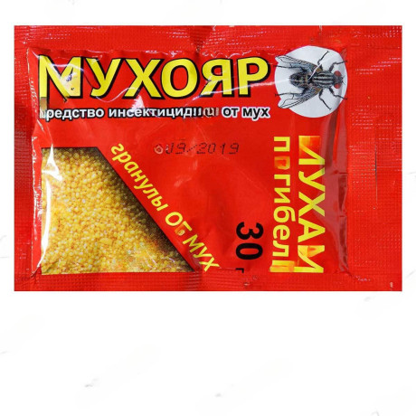 Антимуха Гранулы от мух 30 г Мухояр Ваше Хозяйство