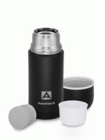 Термос Арктика 105-500 узк.горло 0,5л нерж.сталь текстурный черный
