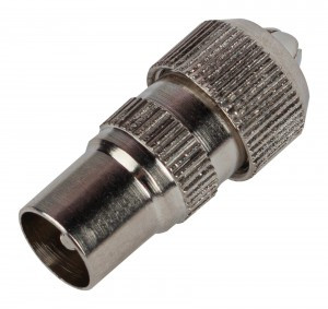 Штекер TV без пайки металл тип «Орех» Эра (100!)  R-TV03, 6292