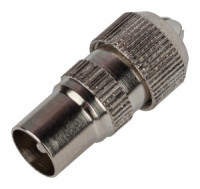 Штекер TV без пайки металл тип «Орех» Эра (100!) R-TV03, 6292