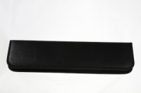 Пенал-тубус для кистей на молнии ПЧЕЛКА, кожзам, размер 380х90 мм, черный, ФК-3