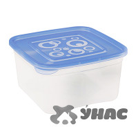 Емкость для СВЧ 1л (квадрат.) БШ1627 (30)