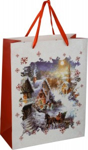 Пакет подарочный "Сказка" LDC22100270 S,18*23*10cm., Волшебная страна (кратность 12!!!))