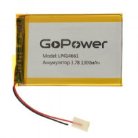 Ак-р Li-Pol GoPower LP414661 3.7V 1300mAh