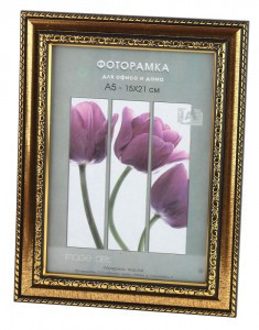 Фоторамка Interior Office пластик 786 21х30 золото 7026