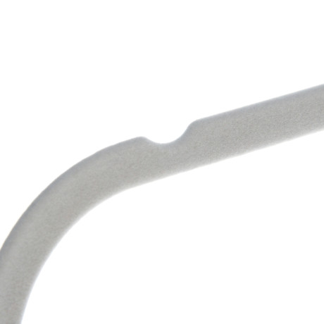 Вешалки для одежды тм VETTA, 4шт, 42см, с покрытием флок, цвет серый