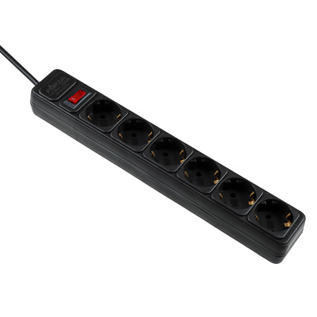 FORZA Удлинитель, сетевой фильтр 6 розеток 3м 1мм