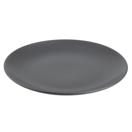 MILLIMI Тарелка подстановочная 27х3см, керамика, графит