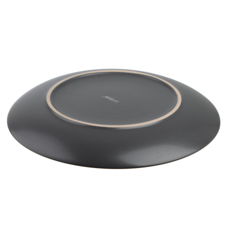 MILLIMI Тарелка подстановочная 27х3см, керамика, графит