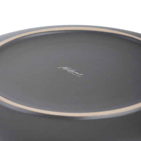 MILLIMI Тарелка подстановочная 27х3см, керамика, графит
