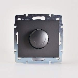 Lezard RAIN мех. диммер СУ 800W черный графит матовый (корпус PC) 703-4188-115