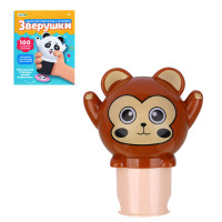 ХОББИХИТ Набор для творчества с печатями &quot;Зверюшки&quot;, 9,5х7,5х6см, PP, 4 дизайна