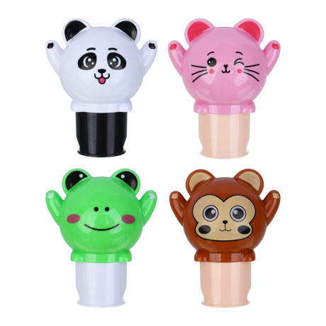 ХОББИХИТ Набор для творчества с печатями "Зверюшки", 9,5х7,5х6см, PP, 4 дизайна