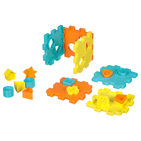 ИГРОЛЕНД Конструктор игрушка для детей 3+ 10,5x10,5x10,5см, пластик
