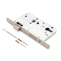 Замок противопожарный (корпус) 1900-INOX Апекс б/цил \24