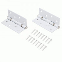 Петля дверная АЛЛЮР 2043 (101х76) 2BB-FHP WW БЛИСТЕР 2 подш.белая 2 шт (50,25)