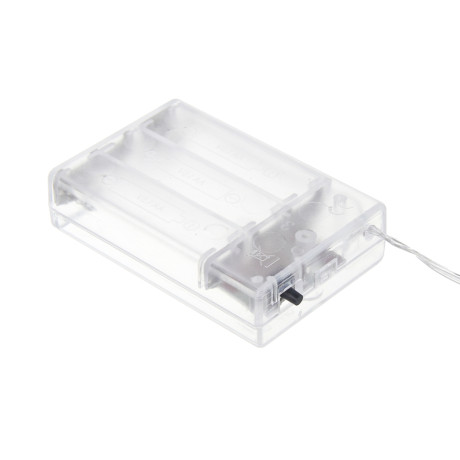 СНОУ БУМ Гирлянда эл. нить росы, 5м, 50LED, шампань, 8 режимов, провол. серебр. цвет, 3хАА