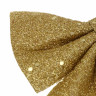 СНОУ БУМ Набор бантов 11,5х13 см, 2 шт, полиэстер, золотой
