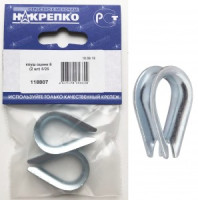 Коуш оцинкованный 6 (2 шт BL) (цена за уп) НАКРЕПКО 118807